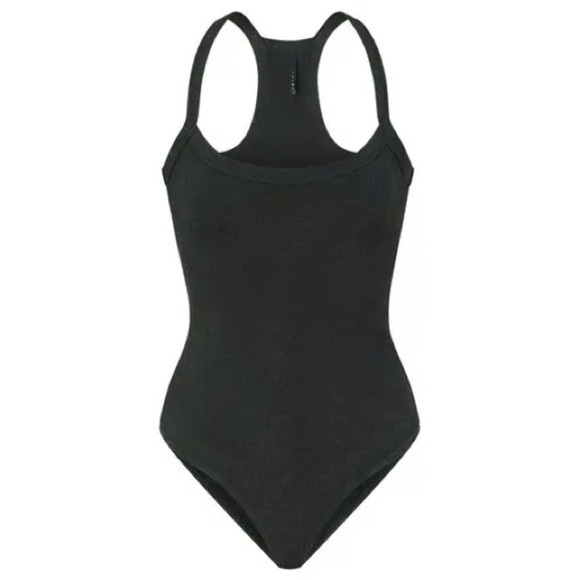 SKIMS Tops - SKIMS Outdoor Bodysuit Washed Onyx‎ XL